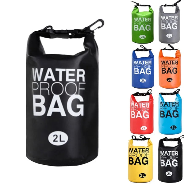 2L Waterproof Dry Bag Foldable Beach Swimming Roll Top Sack