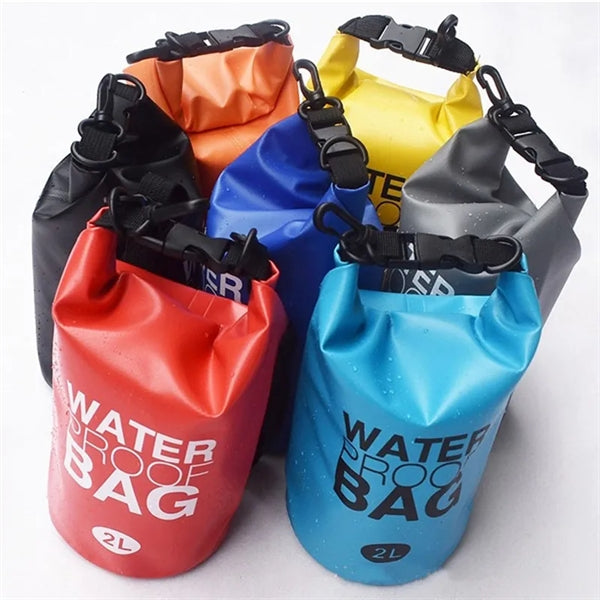 2L Waterproof Dry Bag Foldable Beach Swimming Roll Top Sack