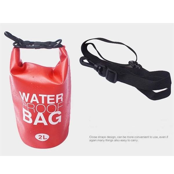 2L Waterproof Dry Bag Foldable Beach Swimming Roll Top Sack