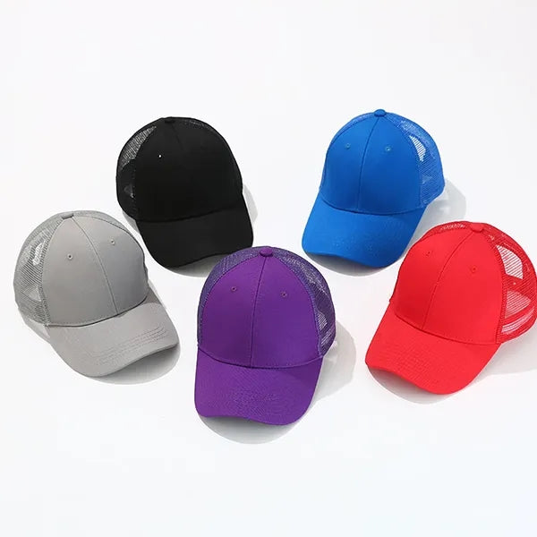 Cotton Twill Mesh Baseball Cap