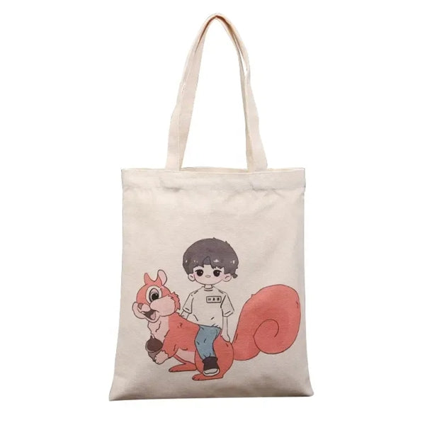 Blank Canvas Tote Portable Advertising Bag