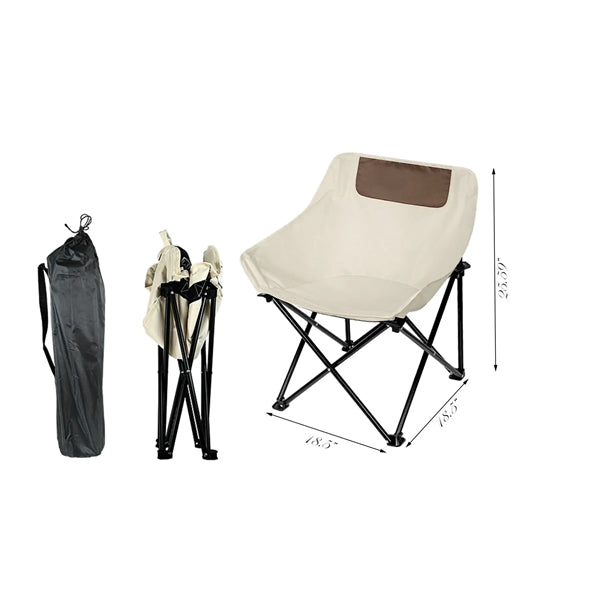 Outdoor Portable Folding Moon Chair
