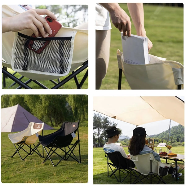 Outdoor Portable Folding Moon Chair