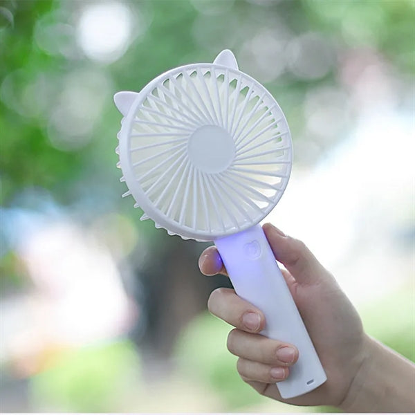 Hands Free Strong Airflow Cooler Portable USB Quiet Desk Fan