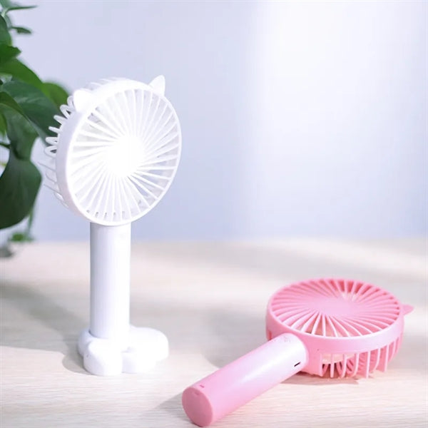 Hands Free Strong Airflow Cooler Portable USB Quiet Desk Fan