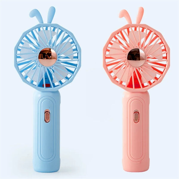 Two Speed USB Charging Small Fan Portable Handheld Cooler