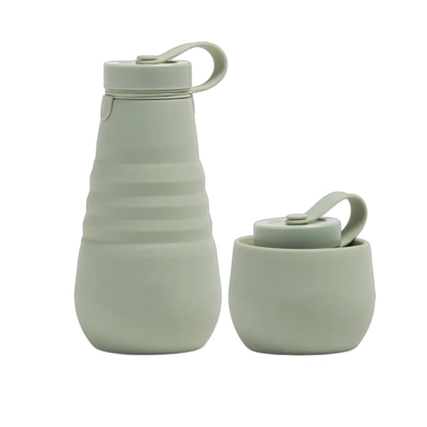 Collapsible Silicone Water Bottle for Sports