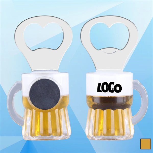 Magnetic Beer Mug Bottle Opener