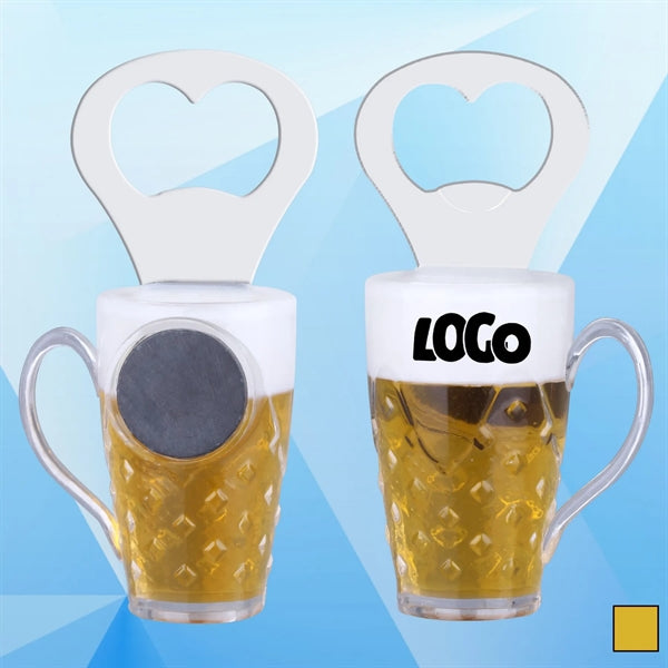 Magnetic Beer Mug Bottle Opener