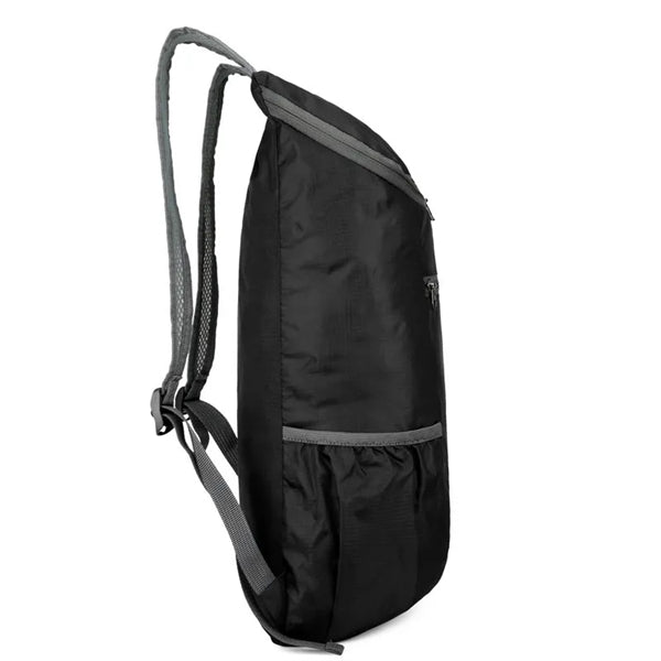 Foldable shoulder travel backpack bag