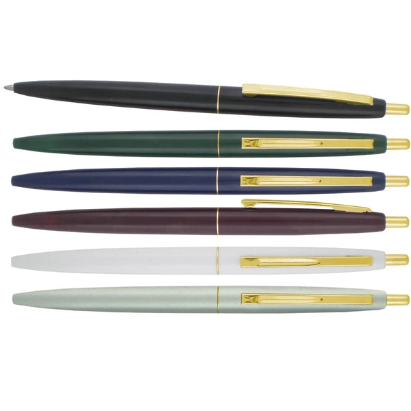 Click Pen with Silver or Gold Trim