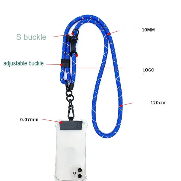 Lanyard Adjustable Neck Wrist with Patch