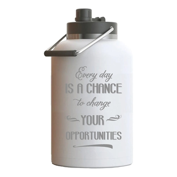 RTIC Ringed Stainless Steel One Gallon Jug