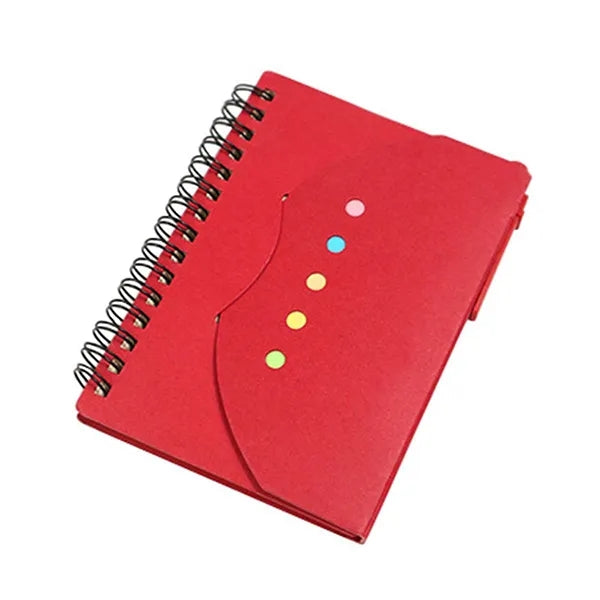 Notebook With Pen And Sticky Notes