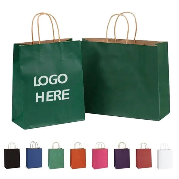 Kraft Paper Gift Bags with Handles