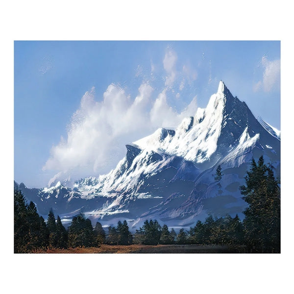 DIY Digital Oil Painting w/ Birch Frame