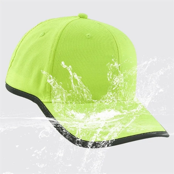 High Visibility Baseball Cap W/ Reflective Trim