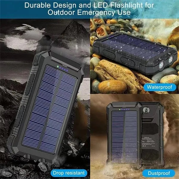 Fast Shipping! Portable Solar Power Bank Charger