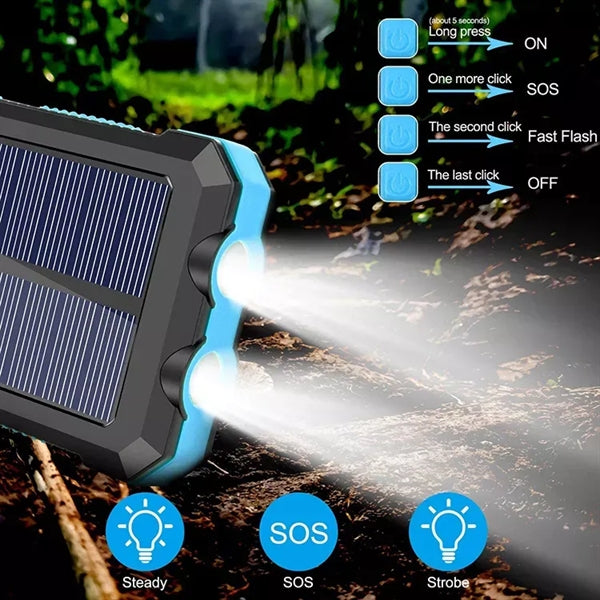 Fast Shipping! Portable Solar Power Bank Charger