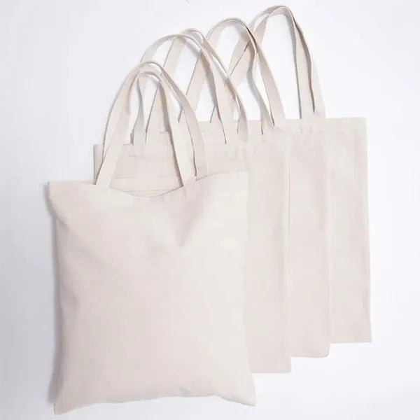 Cotton Sheeting Natural Economy Tote - 12-1/2" x 12"