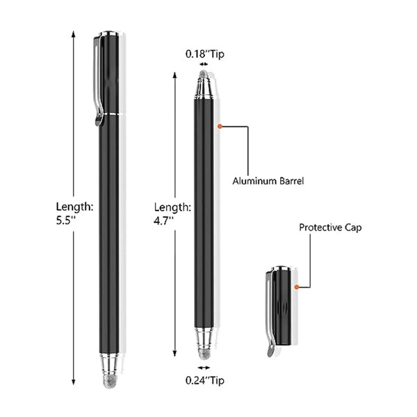 High-Sensivity Fiber Tip Capacitive Stylus