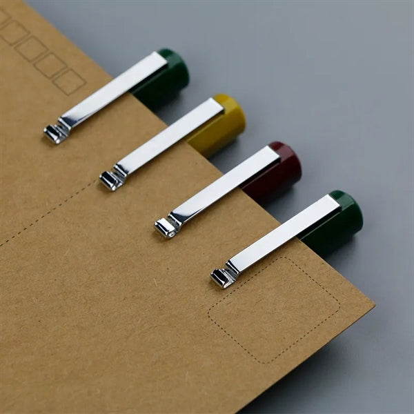 Retro Color Retractable Ballpoint Pen Twist Office Ballpen