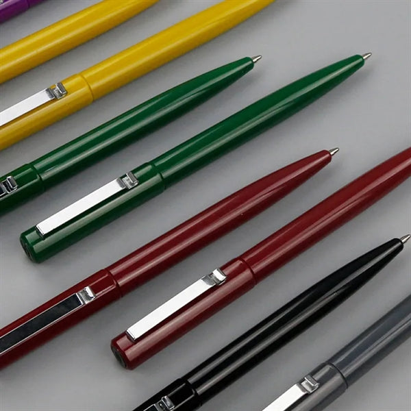 Retro Color Retractable Ballpoint Pen Twist Office Ballpen