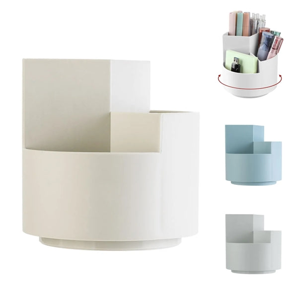 3 Slots 360-Degree Spinning Pencil Pen Holder