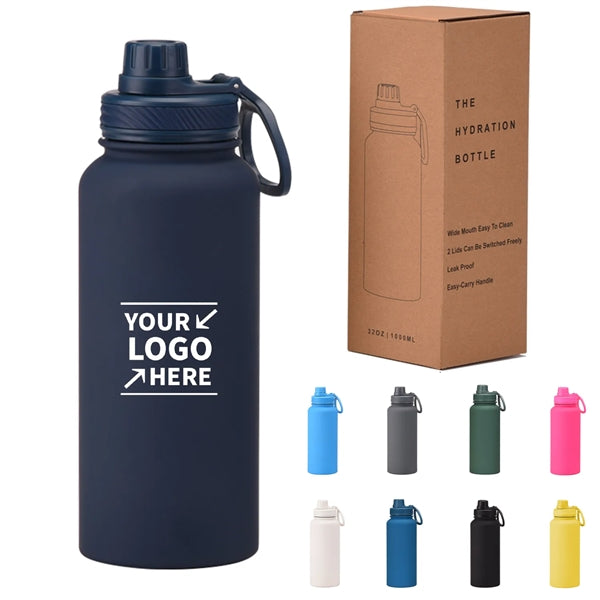 32oz/1L Double-Walled Stainless Steel Insulated Tumbler