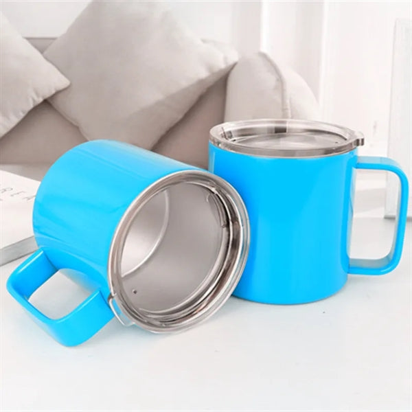 12oz Stainless Steel Insulated Coffee Mug with Handle