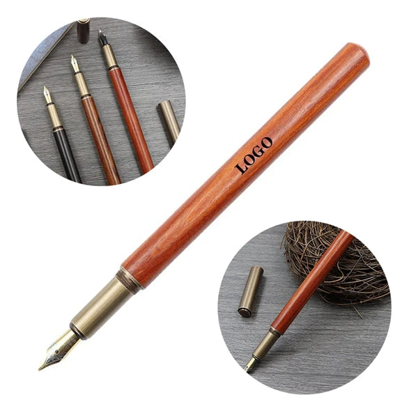 Vintage Brass Fountain Pen