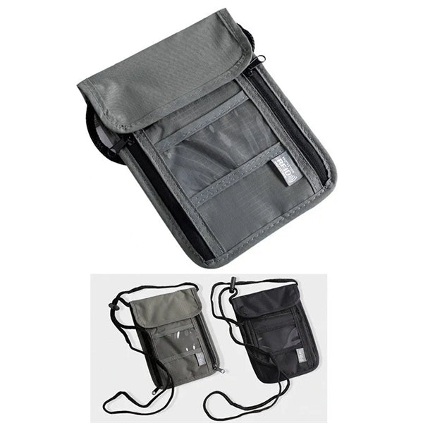 Travel Nylon Passport Holder Wallet With RFID Shielding