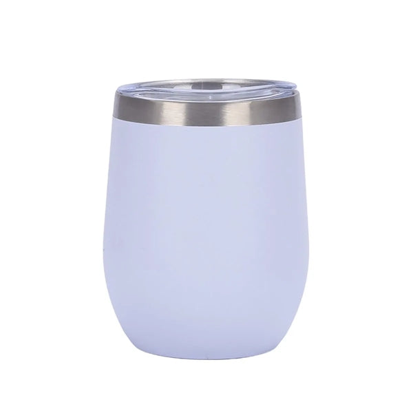 12oz304 Stainless Steel Vacuum Sprayed U-shaped Eggshell Mug