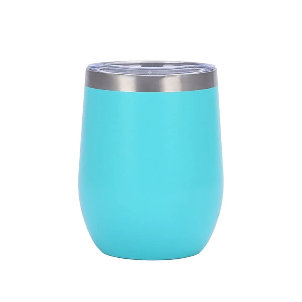 12oz304 Stainless Steel Vacuum Sprayed U-shaped Eggshell Mug