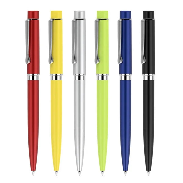Colorful Retractable Ballpoint Pen Metal Twist Ballpen