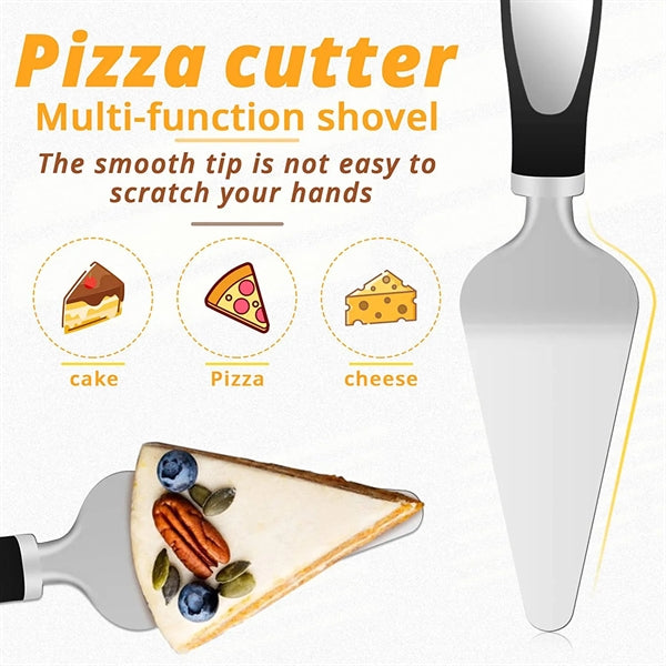 Stainless Steel Pizza Cutter Shovel Pastry Server
