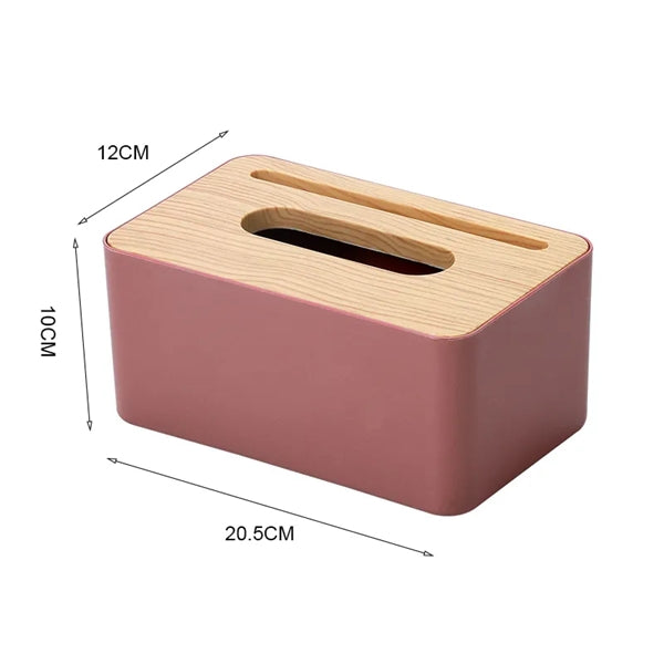 Wood Tissue Box