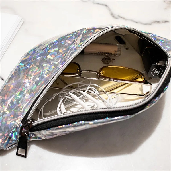 Laser Shiny Hologram Fanny Bag