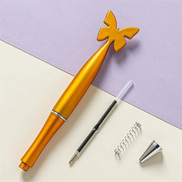 Lovely Butterfly Shape Retractable Twist Open Ballpoint Pen