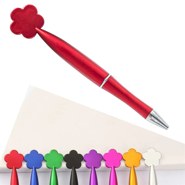 Creative Flower Shape Retractable Twist Open Ballpoint Pen