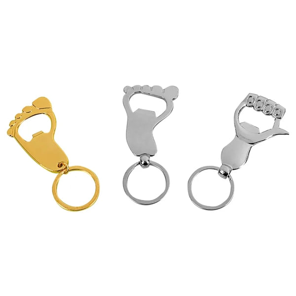 Foot Shape Bottle Opener Key Chain