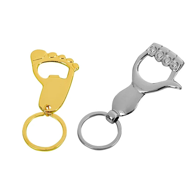 Foot Shape Bottle Opener Key Chain