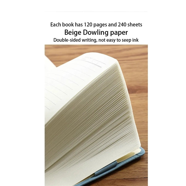 A5 Soft Leather Thickened Business Notebook