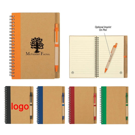 Spiral Notebook with Pen
