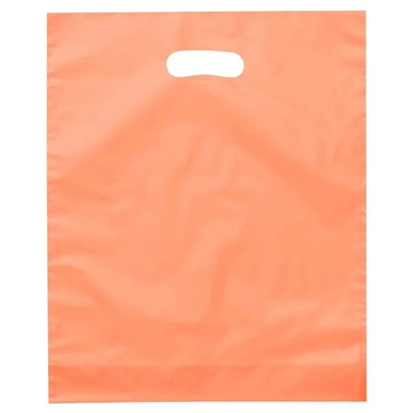 12" x 15" x 3" Die Cut Frosted Plastic Bags