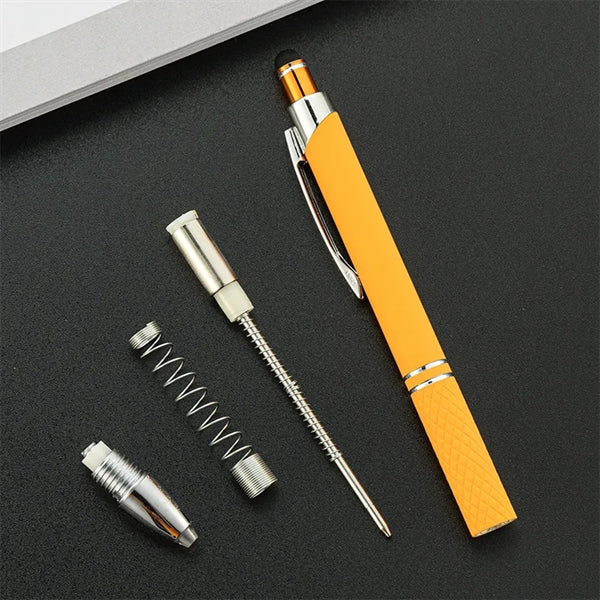 3 In 1 LED Tip Stylus Twist Ballpoint Pen For Touch Screens