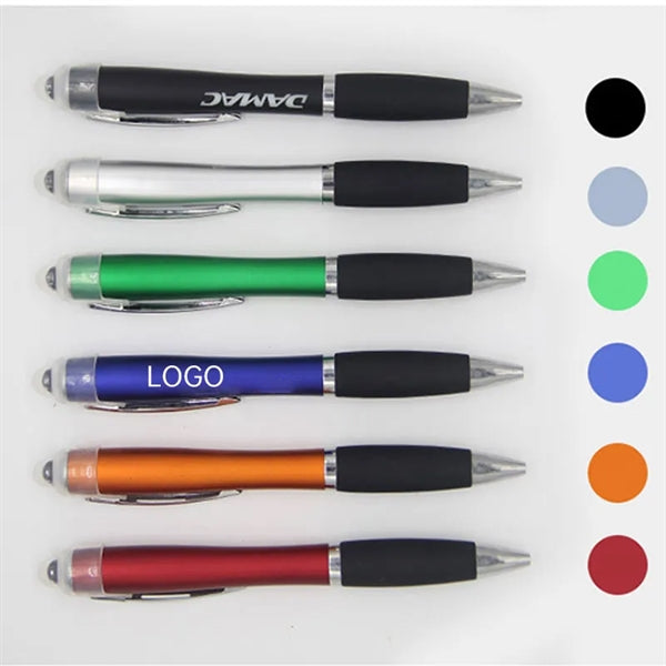 3 in 1 Ballpoint Led Glow Mobile Touch Pen