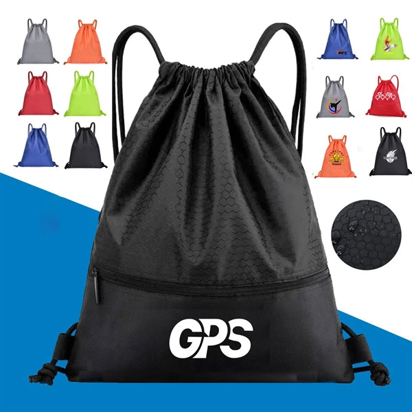 Waterproof Drawstring Backpack Sports Gym Bag