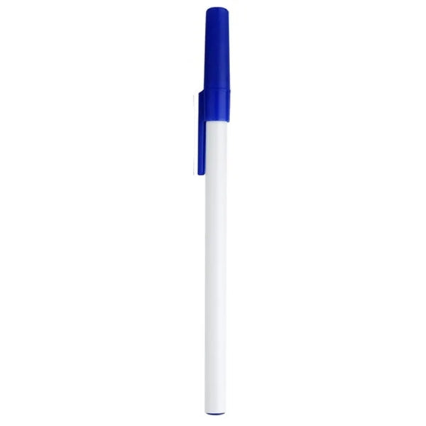 Plastic Ballpoint Pen with Cap