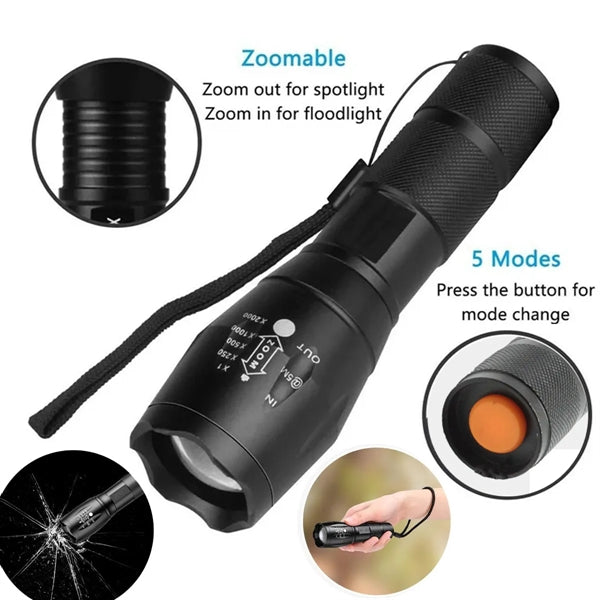 LED Tactical Flashlight